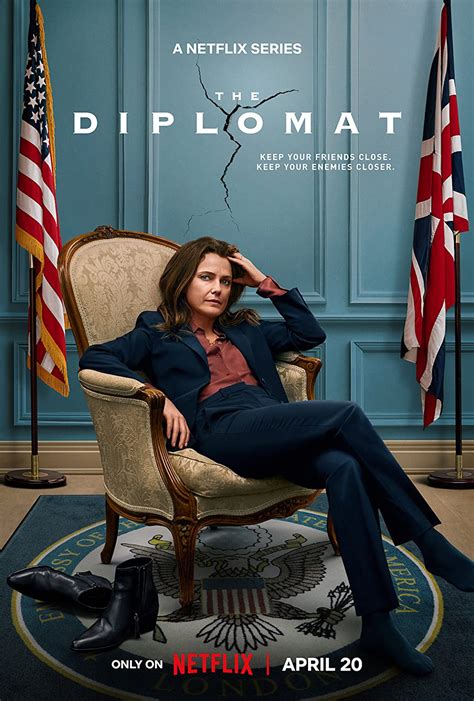 Netflix political thriller, premiering April 20, stars Russell as a diplomat who’s being vetted for VP while navigating a thorny international crisis.